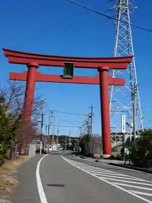 桜ヶ池池宮神社の鳥居