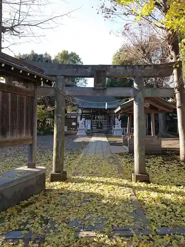 森野住吉神社の鳥居