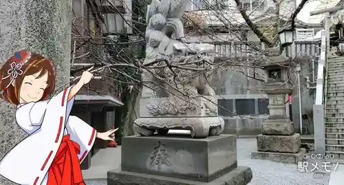元三島神社の狛犬
