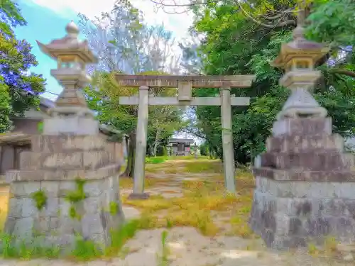 八幡社（丸渕上）の鳥居