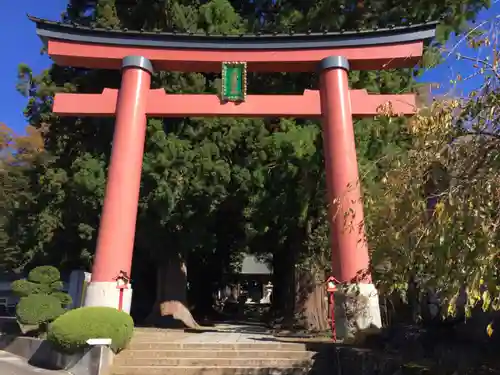 河口浅間神社の鳥居