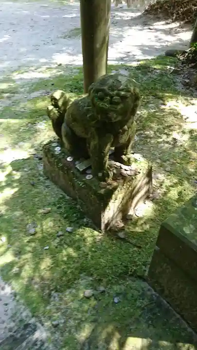 潮嶽神社の狛犬