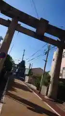 到津八幡神社の鳥居