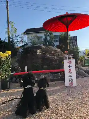 粟嶋神社の七五三参