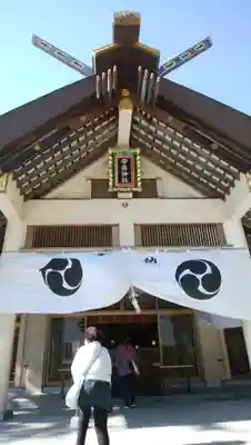 帯廣神社の本殿・本堂