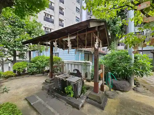 高輪神社の手水