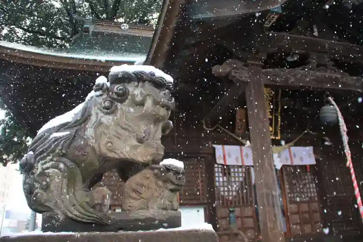 阿邪訶根神社の狛犬