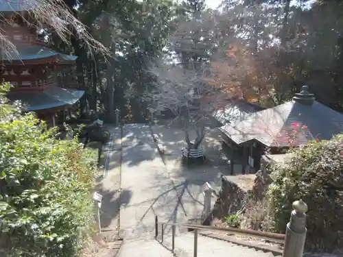 目の霊山　油山寺の景色