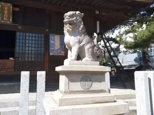 業葉神社の狛犬