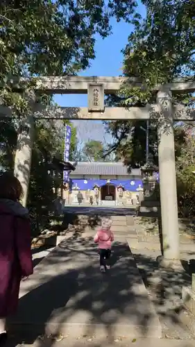 上田井八幡神社の鳥居