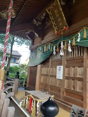 中川熊野神社の本殿