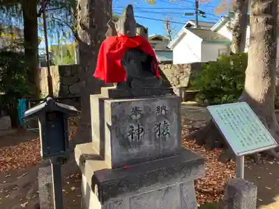 丸子山王日枝神社の狛犬