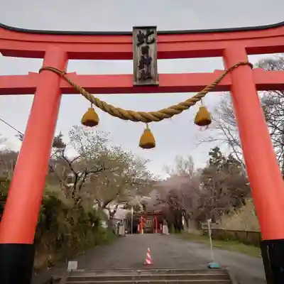 虻田神社の鳥居