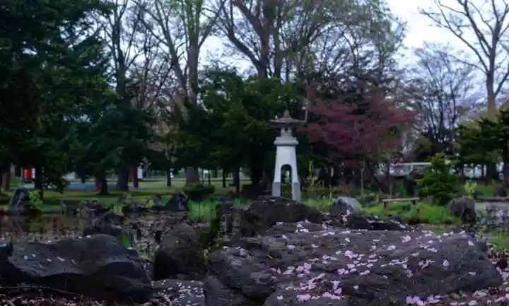 北海道護國神社の庭園