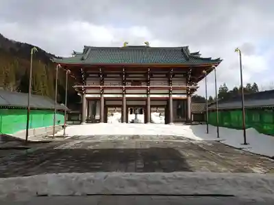 清大寺(越前大仏)の山門・神門