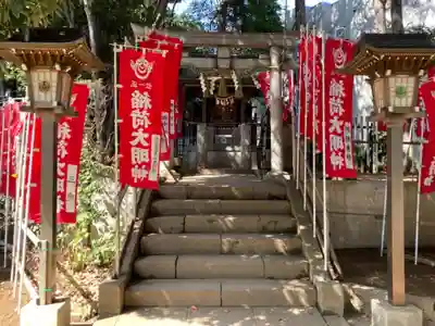 太子堂八幡神社の鳥居