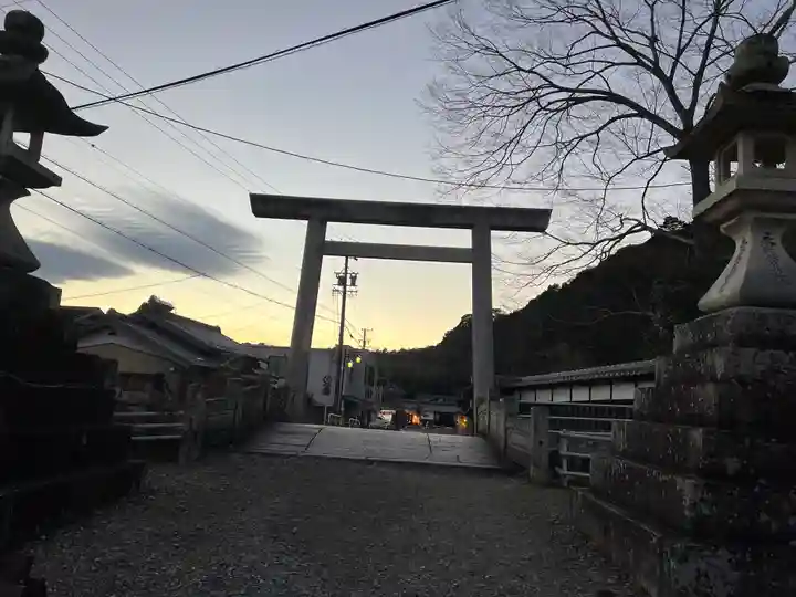 多度観音堂の鳥居