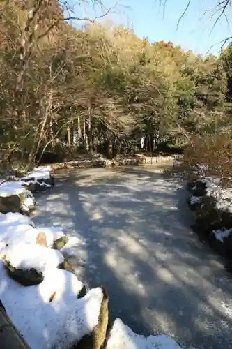 青葉神社の庭園