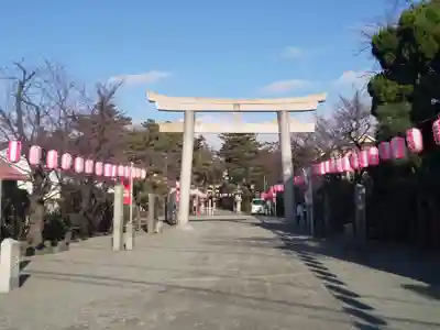 片瀬諏訪神社の鳥居