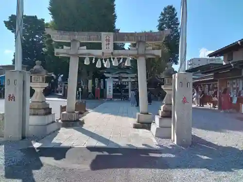 川越八幡宮の鳥居