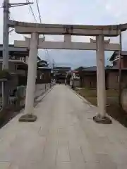 板倉雷電神社の鳥居