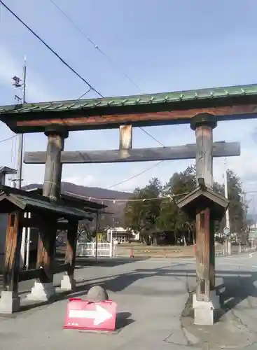 神明神社の鳥居