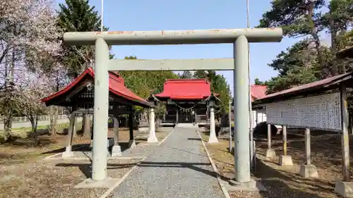 上芦別神社の鳥居