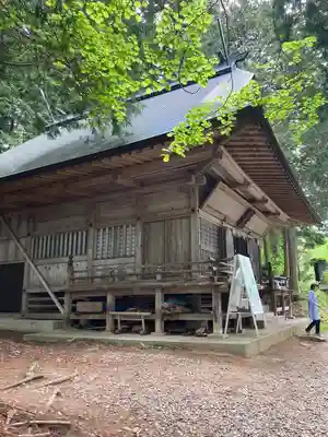 戸隠神社火之御子社の本殿・本堂