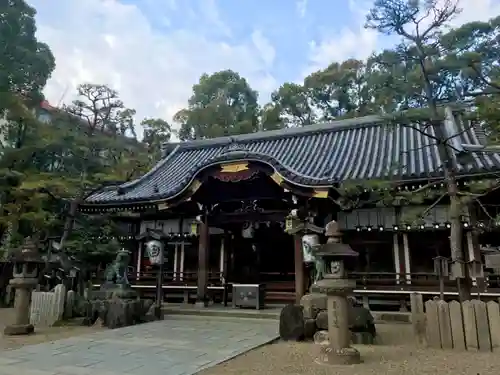 杭全神社の本殿・本堂