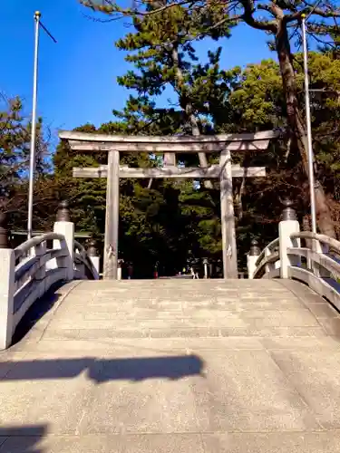 寒川神社の鳥居