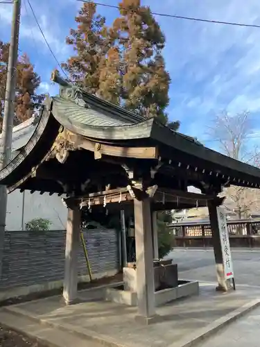 諏訪神社の手水舎