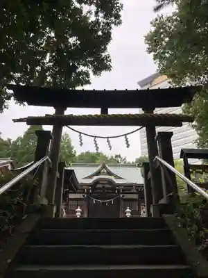落合白山神社の鳥居