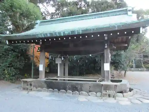 靜岡縣護國神社の手水舎
