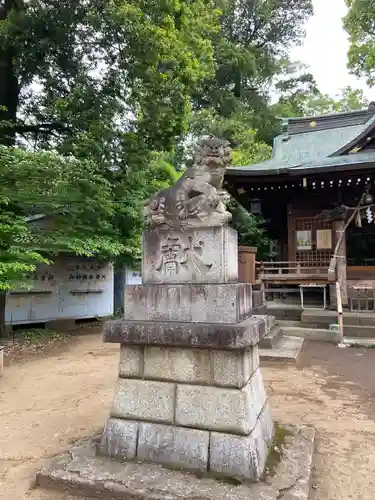 八雲氷川神社の狛犬