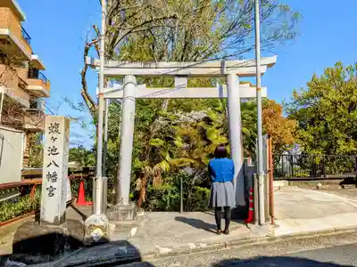 蝮ヶ池八幡宮の鳥居