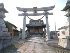 井内八幡宮の鳥居