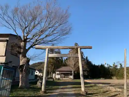 細田神社の鳥居