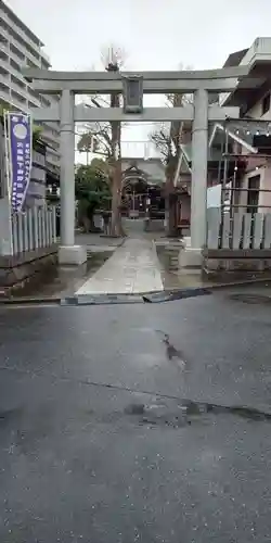 青砥神社の鳥居