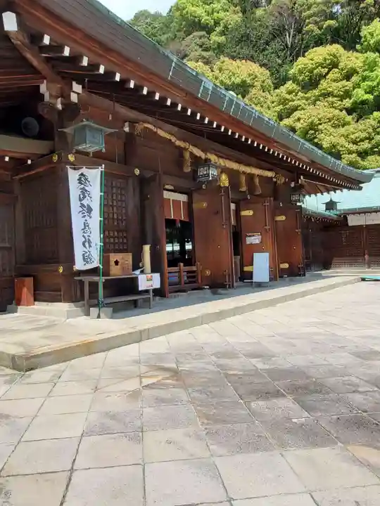 靜岡縣護國神社の本殿・本堂
