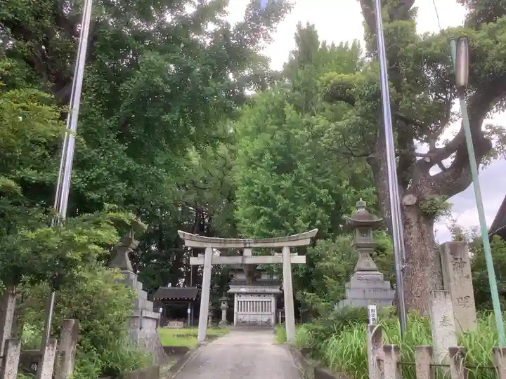 神明社(中切町)の鳥居