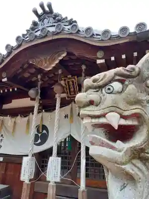 北山鹿島神社の狛犬