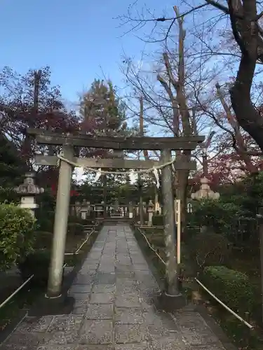 松陰神社の鳥居