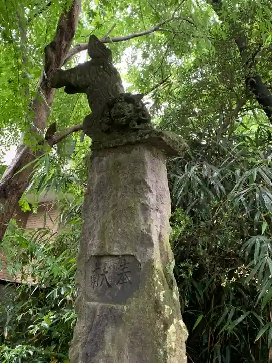 黒田原神社の狛犬
