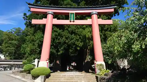 河口浅間神社の鳥居