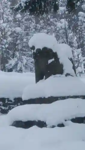 愛別神社の狛犬