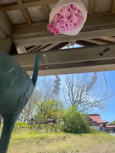 釧路一之宮 厳島神社の手水