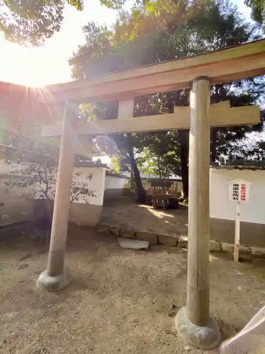 大直禰子神社の鳥居
