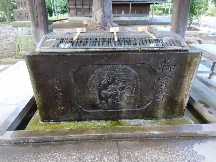 飯香岡八幡宮の手水舎