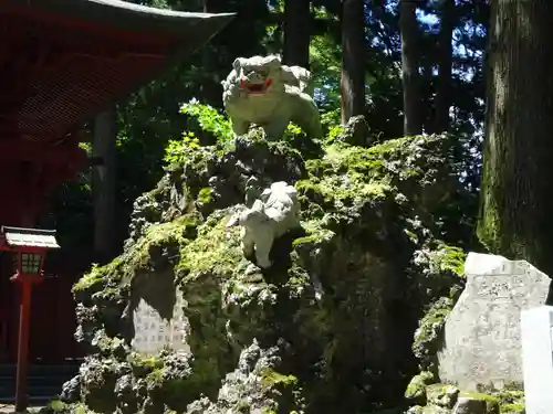 富士山東口本宮 冨士浅間神社の狛犬