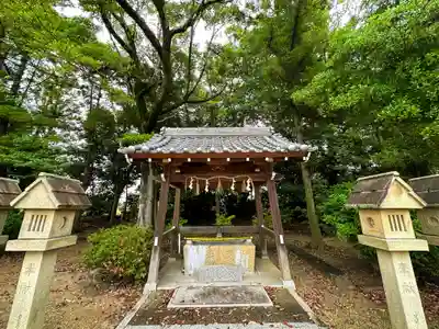 多坐弥志理都比古神社の手水舎